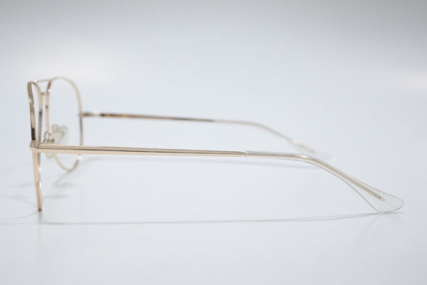 Gafas pues tipo aviador dorada unisex - Imagen 2
