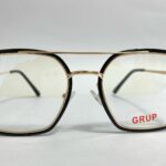 Gafas con Juliana montura en titanio para hombre dorada/negro