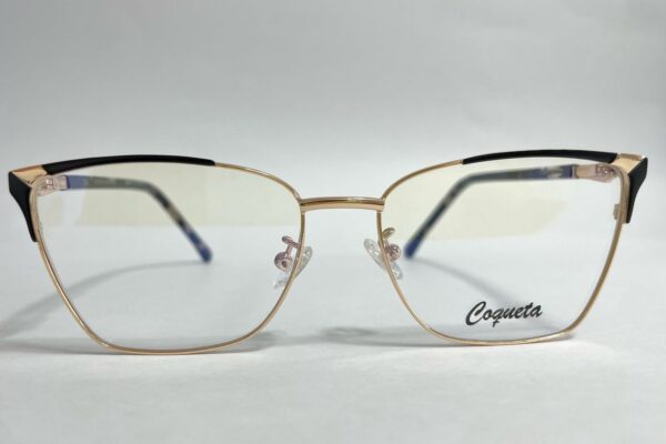 Gafas con Juliana montura en titanio para mujer semiagatada