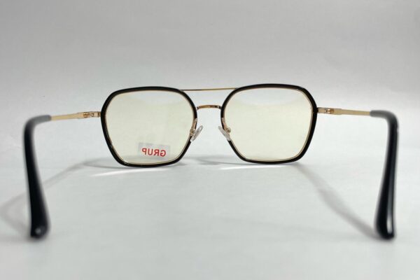 Gafas con Juliana montura en titanio para hombre dorada/negro - Imagen 3