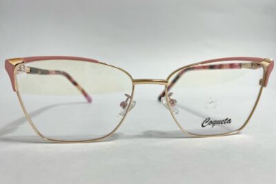 Gafas con Juliana montura en titanio para Mujer agatada rosada
