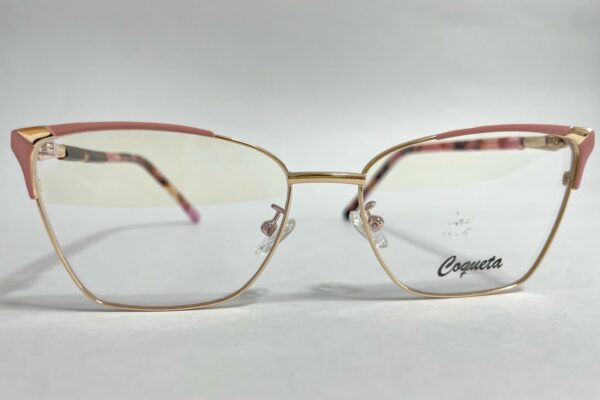 Gafas con Juliana montura en titanio para Mujer agatada rosada