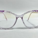 Gafas con Juliana montura en titanio para Mujer agatada dorada con lila