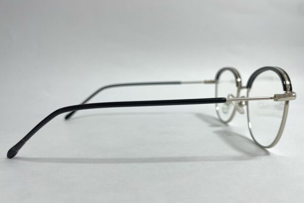 Gafas con Juliana montura en titanio para Mujer ovalada negra con plateado - Imagen 2