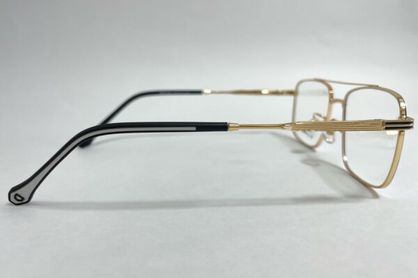 Gafas con Juliana montura en titanio hombre cuadrada doble puente - Imagen 2