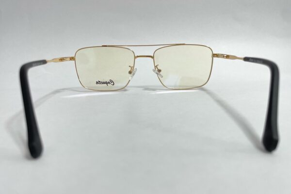 Gafas con Juliana montura en titanio hombre cuadrada doble puente - Imagen 3