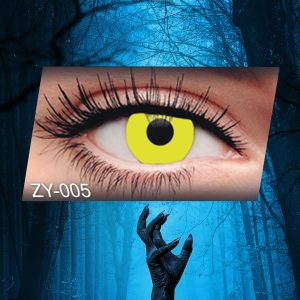 Lentes de contacto Halloween Amarillo Intenso ZY-005 👁️🎃