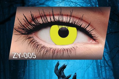 Lentes de contacto Halloween Amarillo Intenso ZY-005 👁️🎃