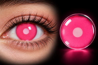 Lentes de Contacto Party Lens Rosa/Fucsia