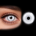 Lentes de Contacto Party Lens Blanco con Borde Negro